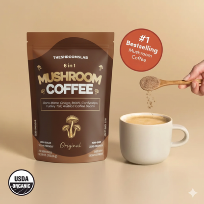 Organic Mushroom Arabica Coffee – Energy, Focus & Immunity